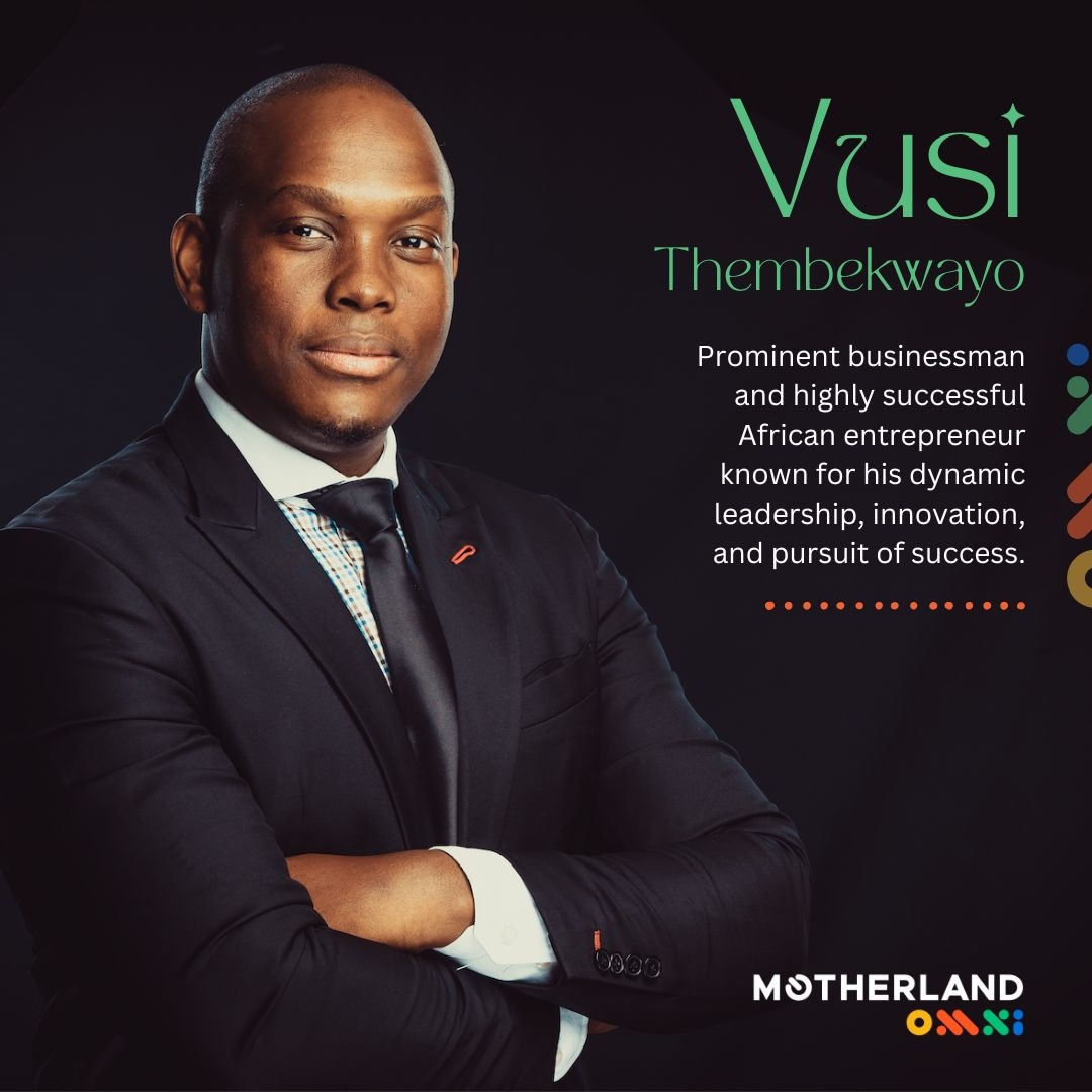 Check out Vusi Thembekwayo, a leading African entrepreneur. From MyGrowthFund to his own venture capital firm, he's been at the forefront of exciting business endeavors.

#VusiThembekwayo #VT #MyGrowthFund #BusinessVentures #MotherlandOMNi