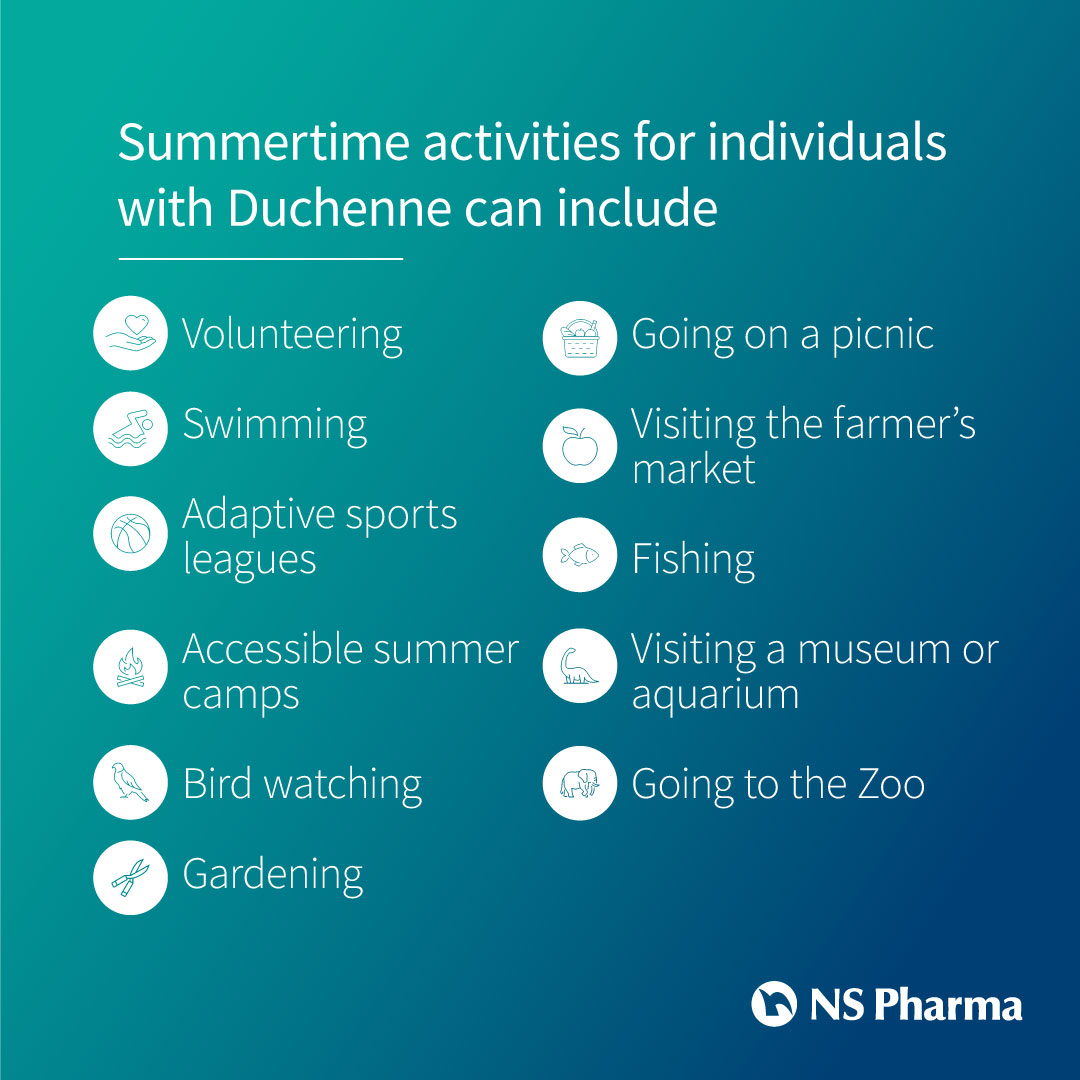 There are lots of ways to enjoy summertime while living with #Duchenne. What are some of your favorites?