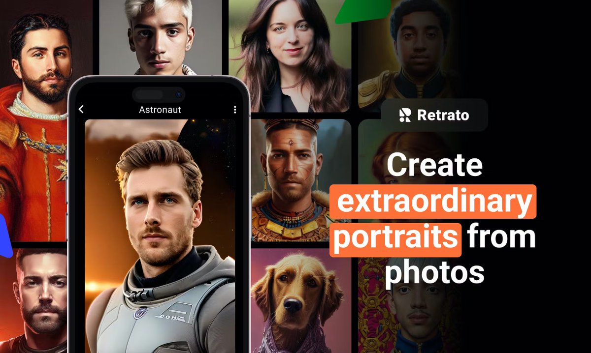 hasantoxr's tweet photo. AI just replaced expensive photo editing tools.

With Retrato AI, turn your simple selfies into professional images.

Ready to learn how?

[🧵 Bookmark this thread and dive in!] https://t.co/c8WeiQKtI9