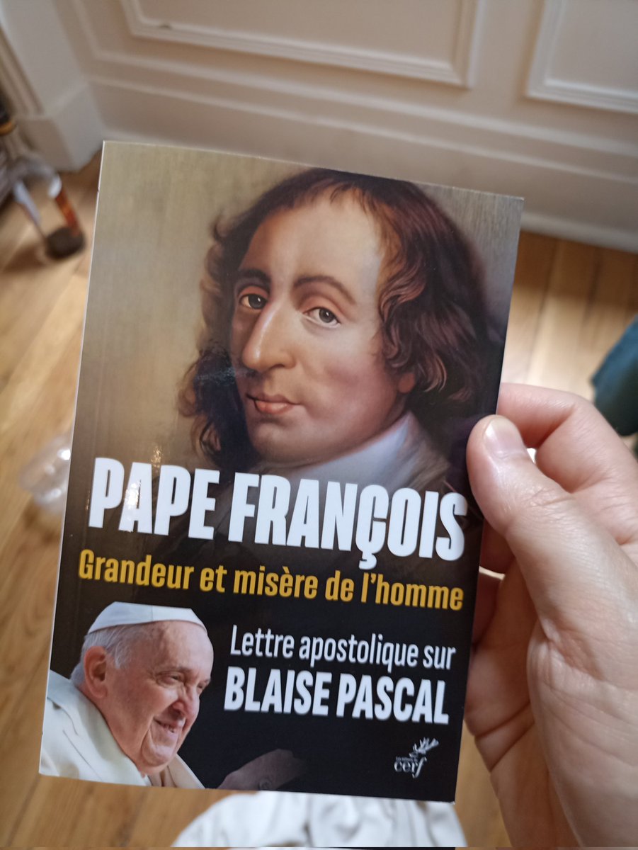 Philocognitif's tweet photo. Discussion avec des amis sur la lettre apostolique de Pontifex et, malgré nos divergences, on est tombé d'accord sur un point : il lui manque une problématique.
(oui, on a tous fait une prépa, pourquoi ? 🙃)
#Pascal #Pascal400 https://t.co/ElmnltXYWF