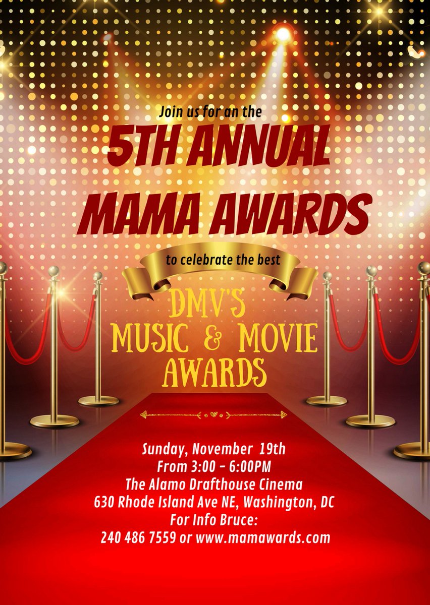 B&K Mama Awards (Music & Video Awards Show)
Sunday, Nov 19. 2023 
#hiphop #film #rb #rnb #rap #singer #movies #dmv #dc #md #beats #musicproducers  #rapbeats #music #dmvweekly #dmvevents #dmvraps #dmvartists #dmvnetwork #dmvlife #dmvmusic #dmvhiphop #dmvblogger #dmvparty #