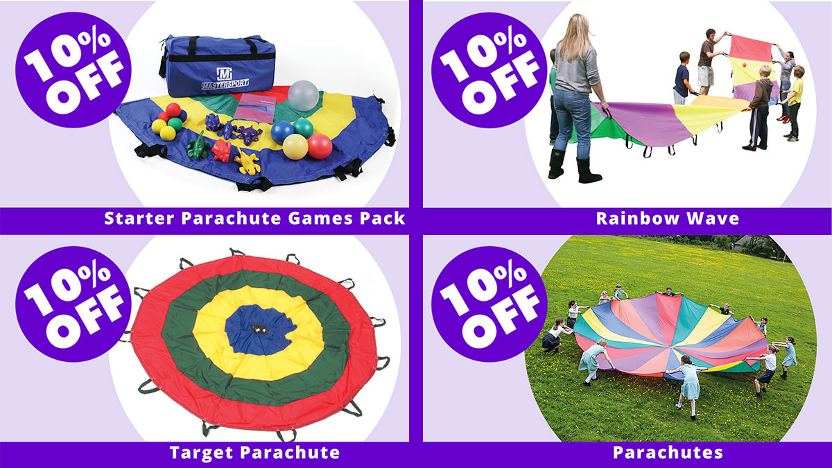 Don't miss out on 10% off selected Parachute Games equipment bishopsport.co.uk/collections/sp…
Discount is automatically applied at checkout, offers valid for online order only and ends 09:00 3/Jul/23
#parachutegames #parachuteplay #activeplay #parachutefun