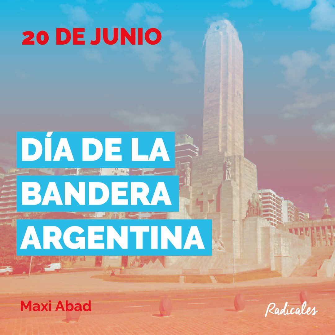 #DiaDeLaBandera La bandera más linda del mundo, los colores que nos unen y nos representan. Hoy honramos el legado de Manuel Belgrano y reivindicamos el valor de seguir construyendo un país mejor. ¡Feliz día!