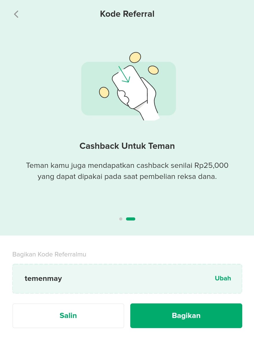 emakemay's tweet photo. @worksfess Di BIBIT aja nder, aman dan gak perlu dicek terus, abis naro tinggal aja ntr dia bertelur sendiri wkwk Tapi aku baru coba di pasar uang sama obligasi aja sih, blm berani ke saham hehe Pake kode referral aku bisa dapet cashback 25k 🤭 https://t.co/1tKGALaSqw