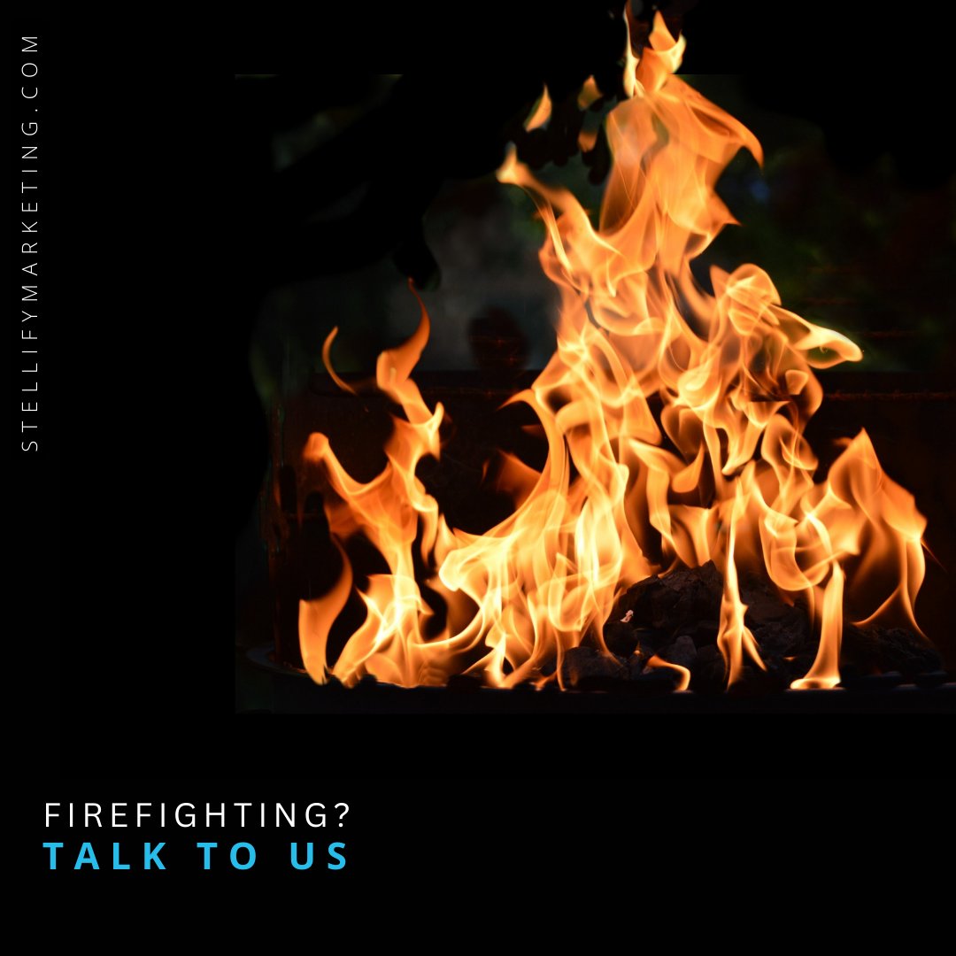 stellifymktg's tweet photo. Firefighting.

When you're a business owner you might find yourself fighting fires all day long. 

If you find yourself in this position set up a discovery consultation with us to discuss this transition period: https://t.co/Xhljlj6uJR https://t.co/xl5awdrP83