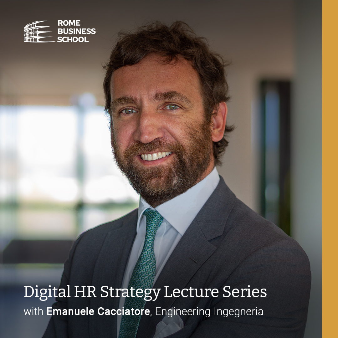 Yesterday <a href="/emacacciatore/">Emanuele Cacciatore</a>,  Head of Group Digital Offering and Go-to-Market Strategy at Engineering Ingegneria Informatica Spa, taught the first session related to the lecture series on digital HR strategy.