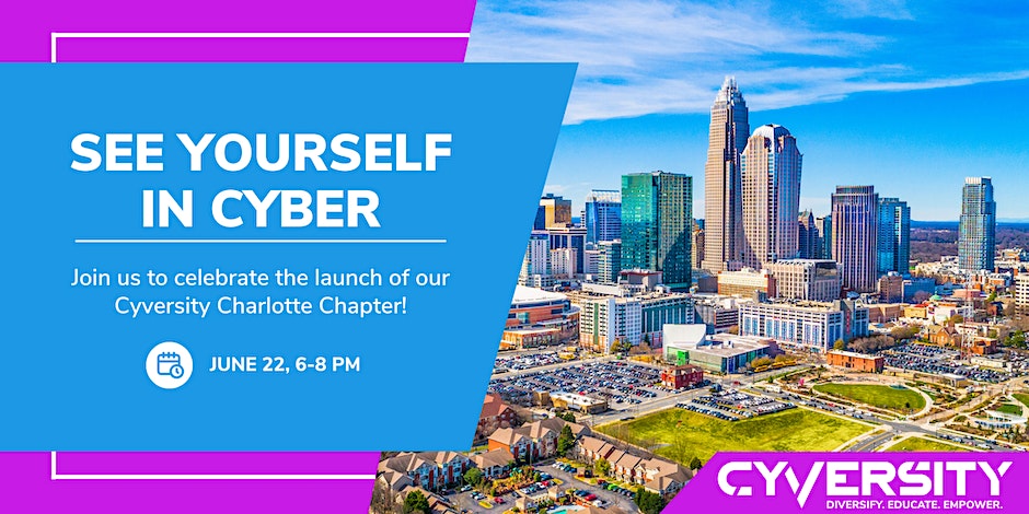 OneCyversity's tweet image. We are thrilled to launch our Charlotte Chapter and invite you to join us for an evening of education, celebration, and networking! Register Now: ow.ly/7ASe50OQQXM #Cybersecuriy #Cyversity #ChapterLaunch