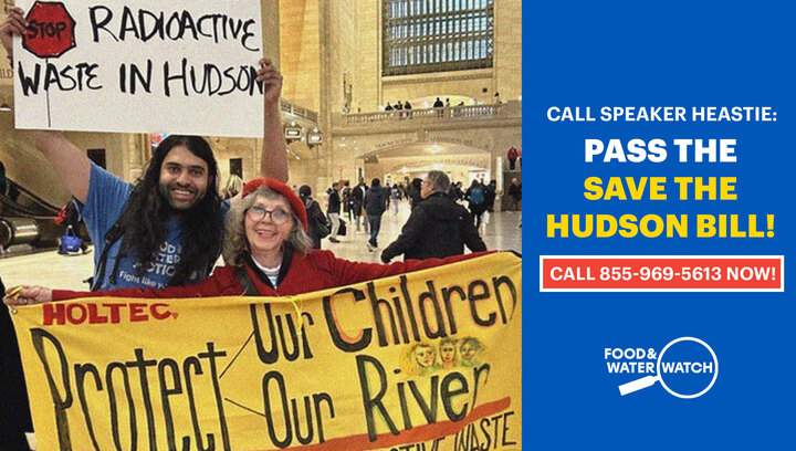 It's literally now or never for Speaker @CarlHeastie to bring to a vote a bill to prevent the dumping of radioactive waste in the Hudson River. Please call Heastie NOW and urge him to #SaveTheHudson and #StopHoltec! 📞 855-969-5613