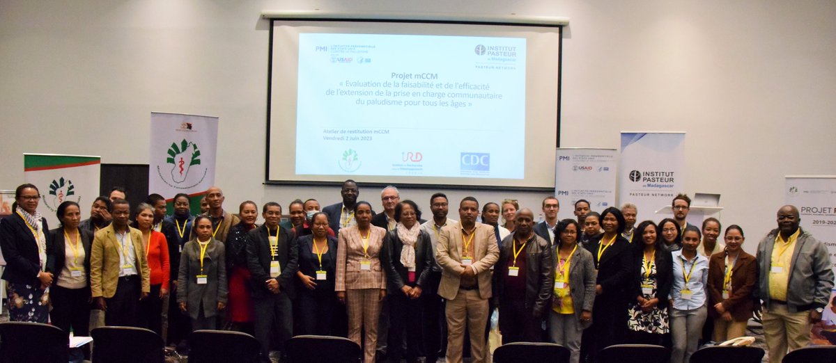 pasteurMG's tweet photo. #ProjetRISE
Retour sur la réunion de restitution du projet mCCM (Malaria Community Case Management) organisée par l’IPM et le Programme National de Lutte contre le Paludisme Madagascar qui a eu lieu le 2 juin 2023. Plus d’informations : https://t.co/AuEq3v7HsP https://t.co/hamfeVXXwE