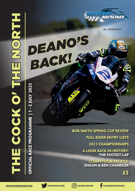 The Cock o' The North program has gone to print

It's just £5 and has some great articles thanks to Chris Machin and Tim Langham

Discount advance tickets from: oliversmount.ticketco.events/uk/en/e/2023_c…

Pic: Mark Huckerby

#TT #Roadracing #EarlyBird #OliversMount #Scarborough #DeanHarrison #COTN