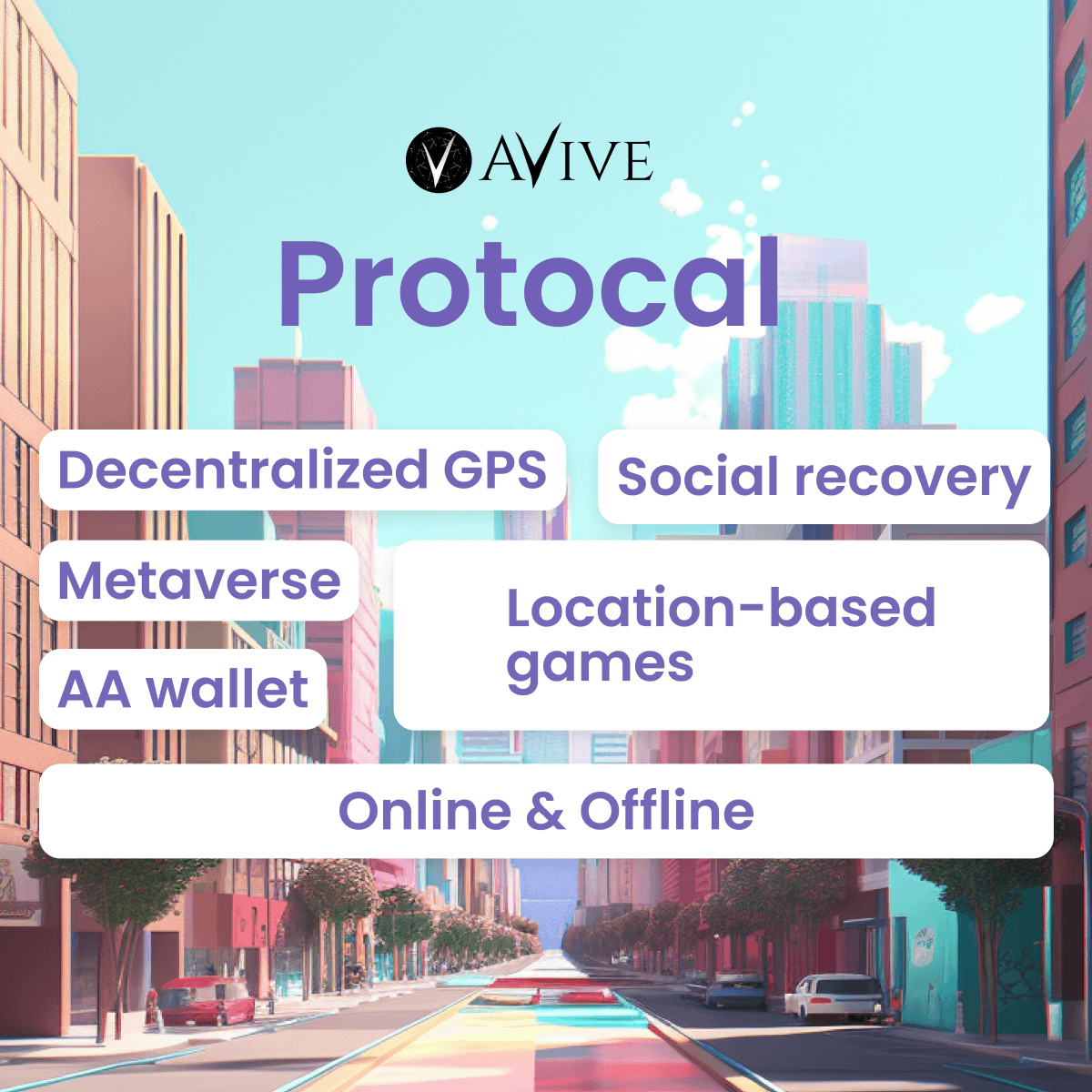 AviveAPP's tweet photo. #Avive protocol revolutionizes #web3 applications by intertwining them with real-world environments. 

👉Experience the thrill of decentralized GPS, immersive maps, and location-based adventures. 

⚡️Let's redefine what's possible together! https://t.co/WLvElGwh84