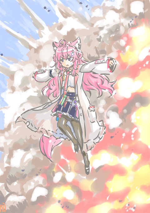 「explosion skirt」 illustration images(Latest)