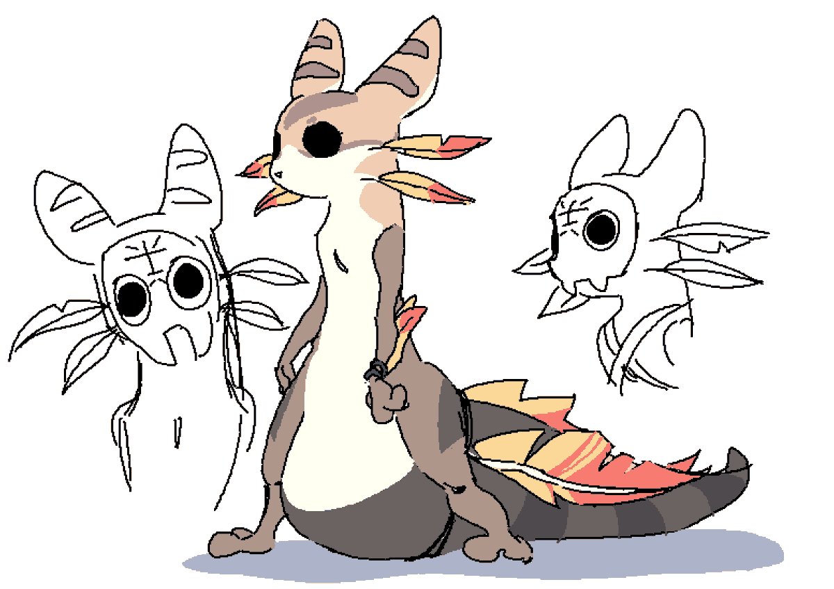 @_ktymii #Rainworld 
The feathers idea is really cool