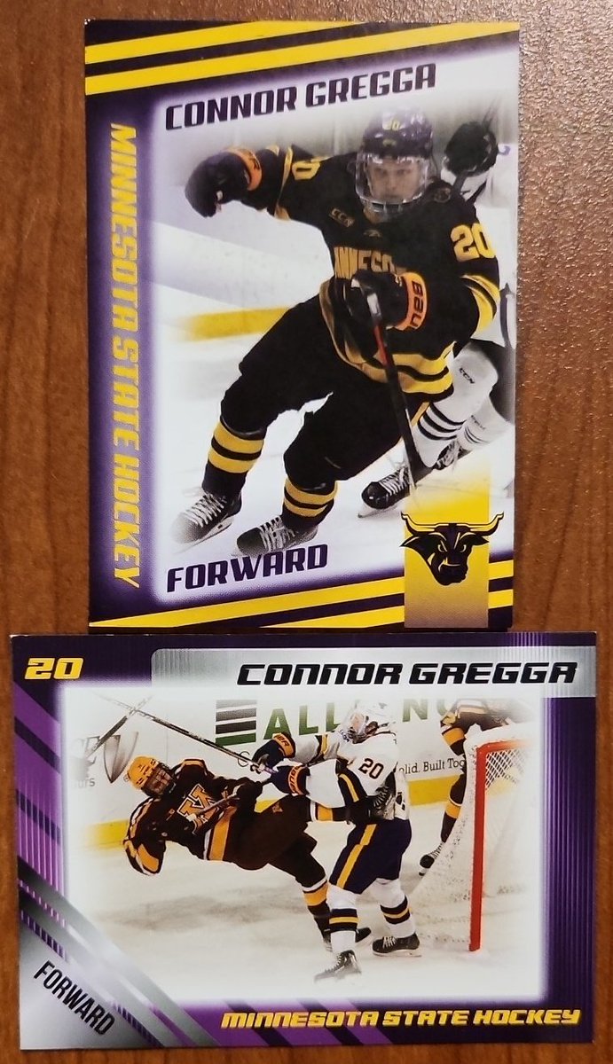 Connor Gregga @ConnorGregga, from Markham, Ontario, played for Coquitlam of the BCHL (35-52-87 in 109 games, 121 PIM) before matriculating to MSU.

As a Maverick for the past 3 seasons, Gregga has put up 8-6-14 in 55 games. He's been in the box for 14 minutes and has a +9.