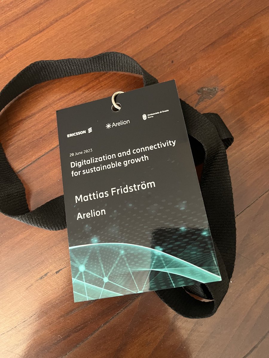 Getting ready for a great event in Rome. We (⁦<a href="/ArelionCompany/">Arelion</a>⁩ ) and ⁦<a href="/ericsson/">Ericsson</a>⁩ have invited key customers and prospects to an event hosted by the Swedish Ambassador in his own villa.