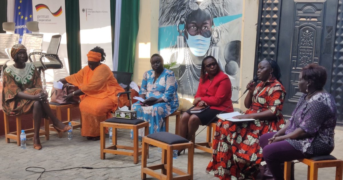 GIZ_SouthSudan's tweet photo. Thanks to all who contributed their thoughts &amp; experiences at yesterday's event on the International Day for the Elimination of #SexualViolence in conflict.

Let's stand together to support survivors and #endCRSV!

#IDESVC #SSOT @GERinSSD @EUinSouthSudan https://t.co/gdJ1M1J6ZY