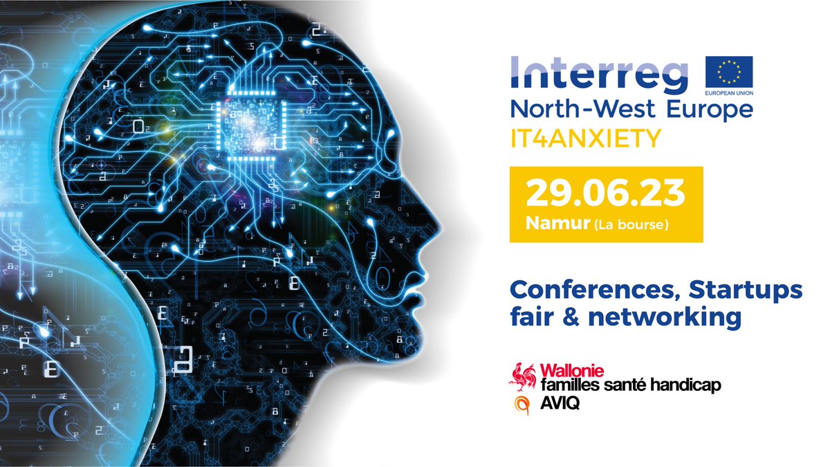 D-1! Tomorrow will be the 2023 edition of the IT4ANXETY project. 😍

See you in a few hours for a day dotted with conferences, guests, discoveries and exchanges about a subject that deeply affects our society: mental health. 🧠

See you tomorrow ! 👋