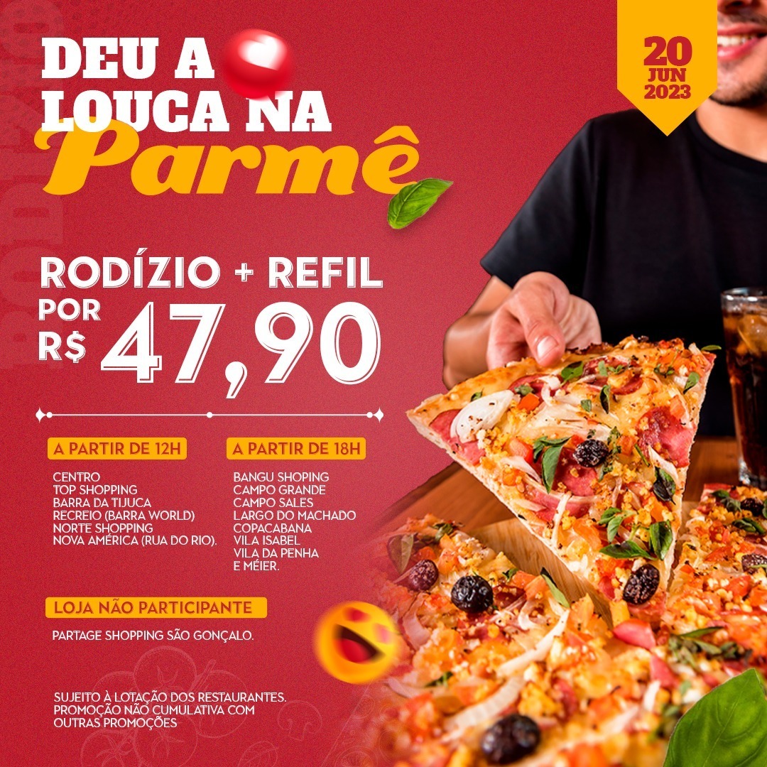 Pizza Place: Rodízio de pizza no Sheraton Rio Hotel & Resort - Falando de  Viagem