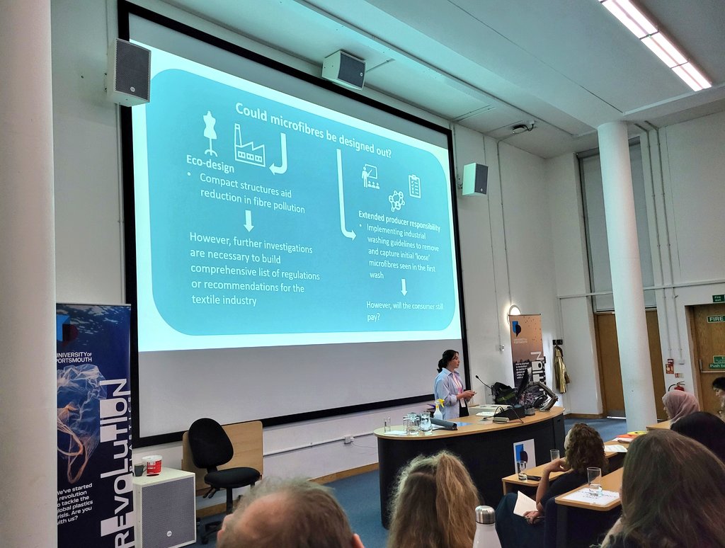 LauraAMichie's tweet image. A great talk by @libby_allenAT at #PlasticsFuture2023 on #microplastic fibers in fashion and their release into the environment. Really interesting to hear about this unseen side of fashion 

@UoPPlastics