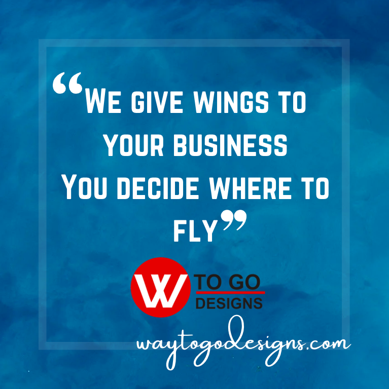 'We give wings to your business
You decide where to fly'
Contact Us. : connect@waytogodesigns.com
waytogodesigns.com
#WTGD #waytogodesigns #googleads #marketingstrategy #digitalmarketingtrends #digitaladvertising #digitalmarketer #marketingstrategies #internetmarketing