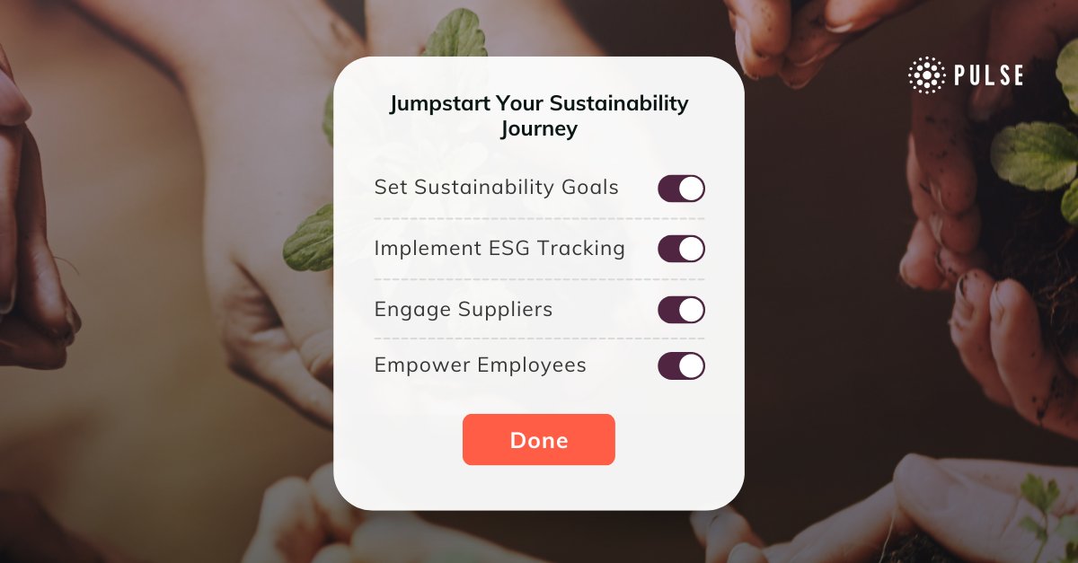 🌱Ready to jump start your SME's sustainability &amp; ESG journey? 

💡Here are 4 ideas to get you started:

- Set sustainability goals
- Implement ESG tracking
- Engage suppliers
- Empower employees

#TipTuesday #ESG #Sustainability