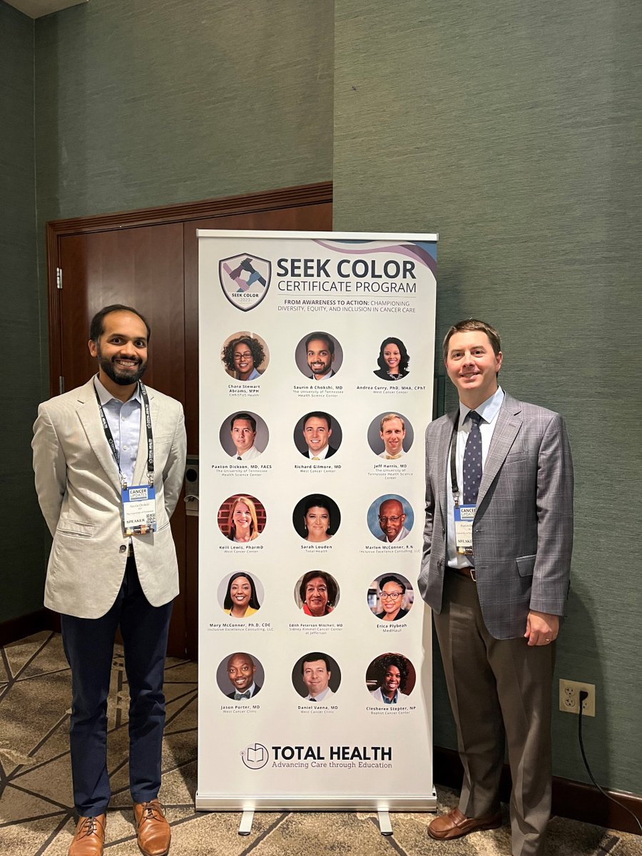 Doctors Saurin Chokshi and Paxton Dickson discussed issues involving  diversity, equity, and inclusion in GI cancer care at the SEEK COLOR  workshop  (totalhealthoncology.com/seekcolor)