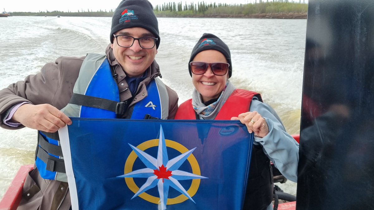 Throughout the #NorthernTour2023, my colleague and Honorary Fellow of the <a href="/RCGS_SGRC/">Royal Canadian Geographical Society</a>, 🇪🇸 Amb. Alfredo Martinez Serrano, &amp; I met with other fellows across the 🇨🇦 Arctic.

We discussed the importance of exploration, and promoting interest in the fields of science and research❄️🔬