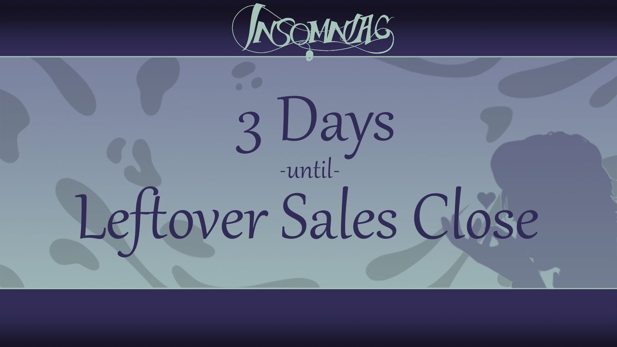 💜 3 DAYS LEFT 💜

Be sure to get your orders in now as we only have a few days left before we close!