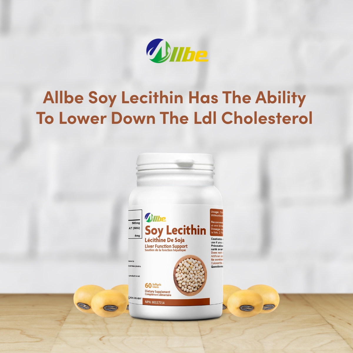 ALLBE Soy Lecithin Softgels provide antioxidant support and promote liver function. Made in Canada with soy lecithin, beta-carotene, and vitamin E. Shop now - bit.ly/3p3AAHy 
#AllbeCanada #Healthcareproducts