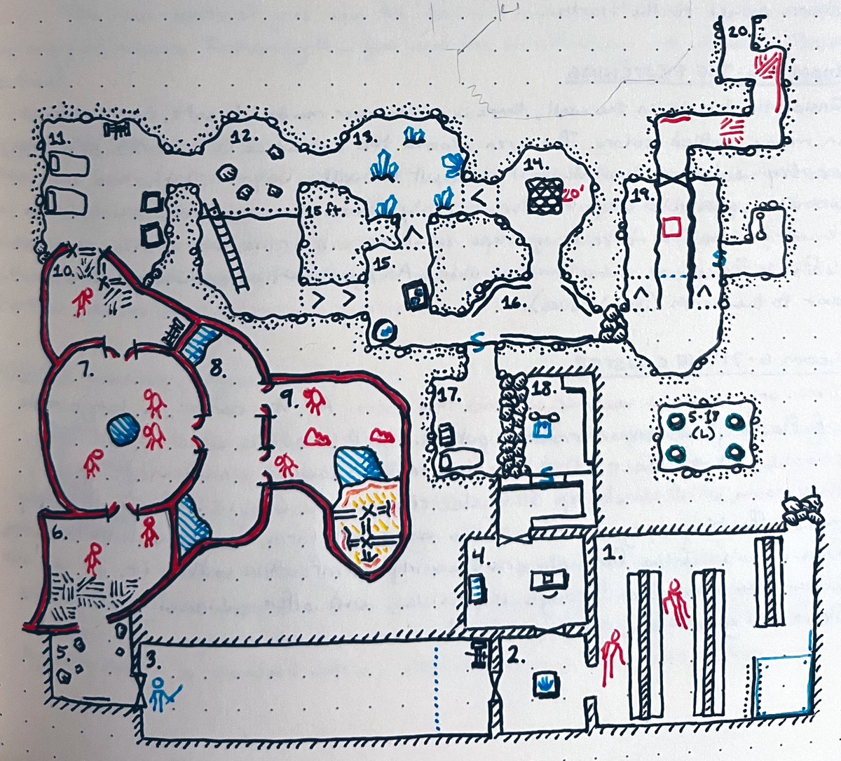 boardtobits's tweet photo. Room 6-20: Agaric Tunnel
This tunnel’s walls and floors are covered in a slick gelatinous substance, with blooms of color in random locations. #dungeon23 https://t.co/wordNDkjmz