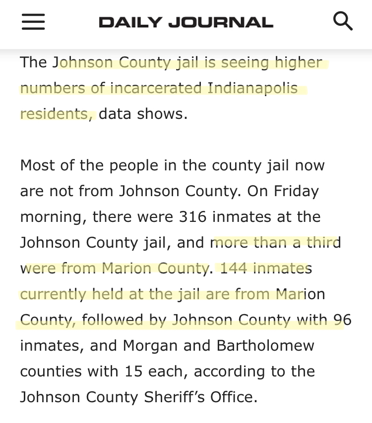 Rick Snyder on Twitter "ALERT Johnson County Jail has more INDY
