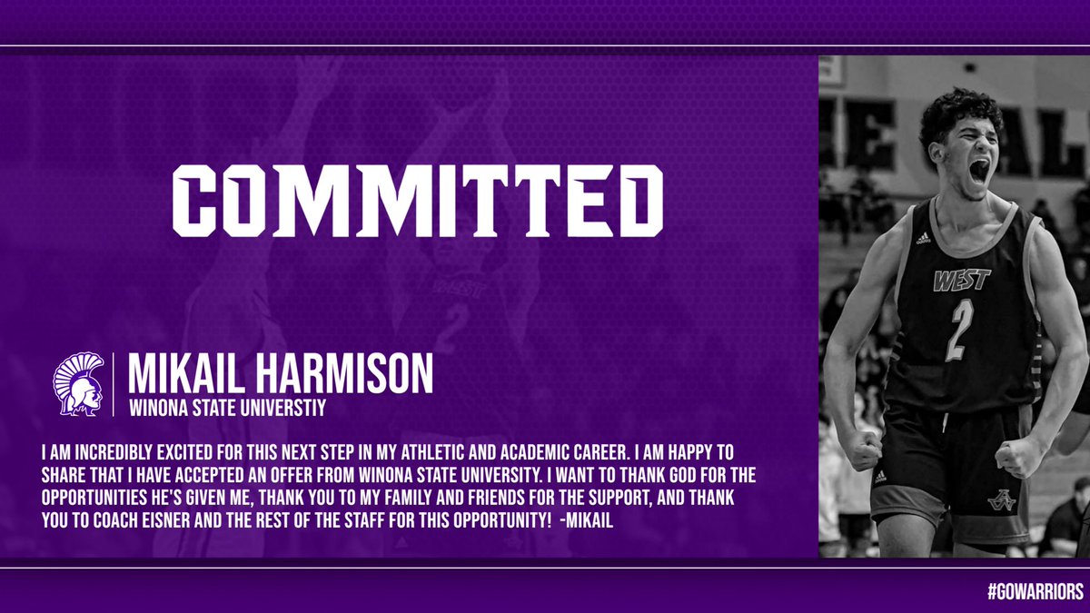 Committed❗️<a href="/WinonaStateMBB/">Winona State Men's Basketball</a>