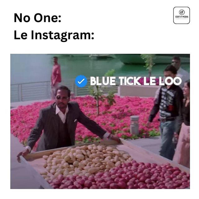 Sadak se uthakar Blue Tick dila dunga ✅
@edititmedia
#instagram #bluetick #welcome #nanapatekar #AkshayKumar
#AnilKapoor #majnubhai #udaybhai #PareshRawal #drghunghroo
#edititmedia #Google #aloolelo #kandalelo #blueticklelo #katrinakaif
#video #viralpost #viral #trend
