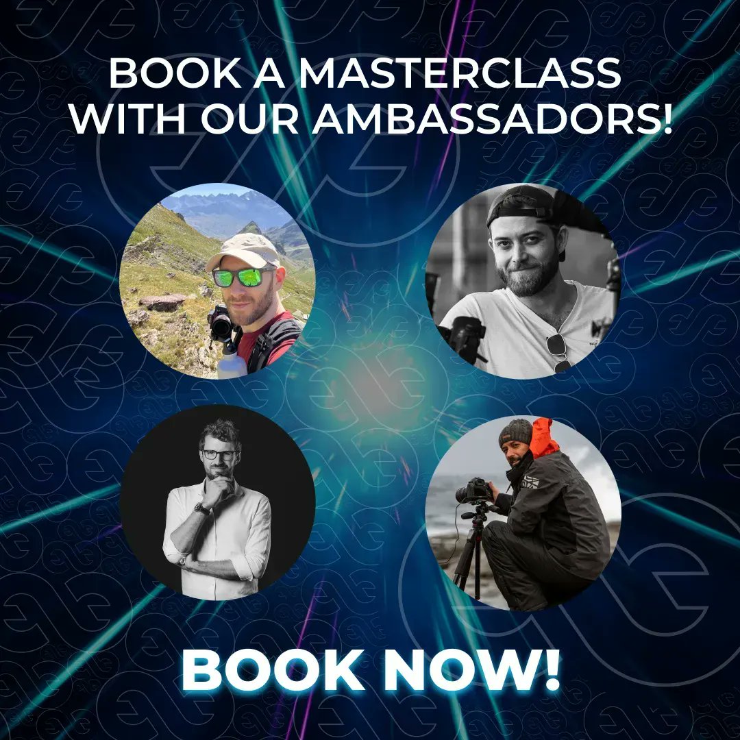 🆕 Don't miss out on our #masterclasses led by our #ambassadors!
Discover the world of #Tikee and #timelapse with professional #photographers:
🇬🇧 @Matjoez
🇮🇹 @MattiaBicchi
🇩🇪 @djflore
🇪🇸 @dpfproduction8 
Book your slot here: buff.ly/3Jksa5m

#FrenchTech