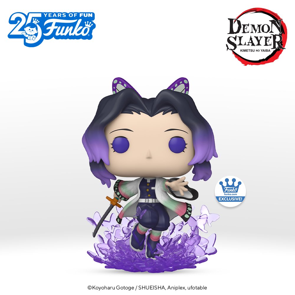 Whoosh! That’s the sound of Pop! Shinobu Kocho, taking flight to land in your collection. Slay the day with this Funkoeurope.com exclusive and expand your Demon Slayer set! 

Be the first to know when she's in stock: bit.ly/FunkoComingSoon