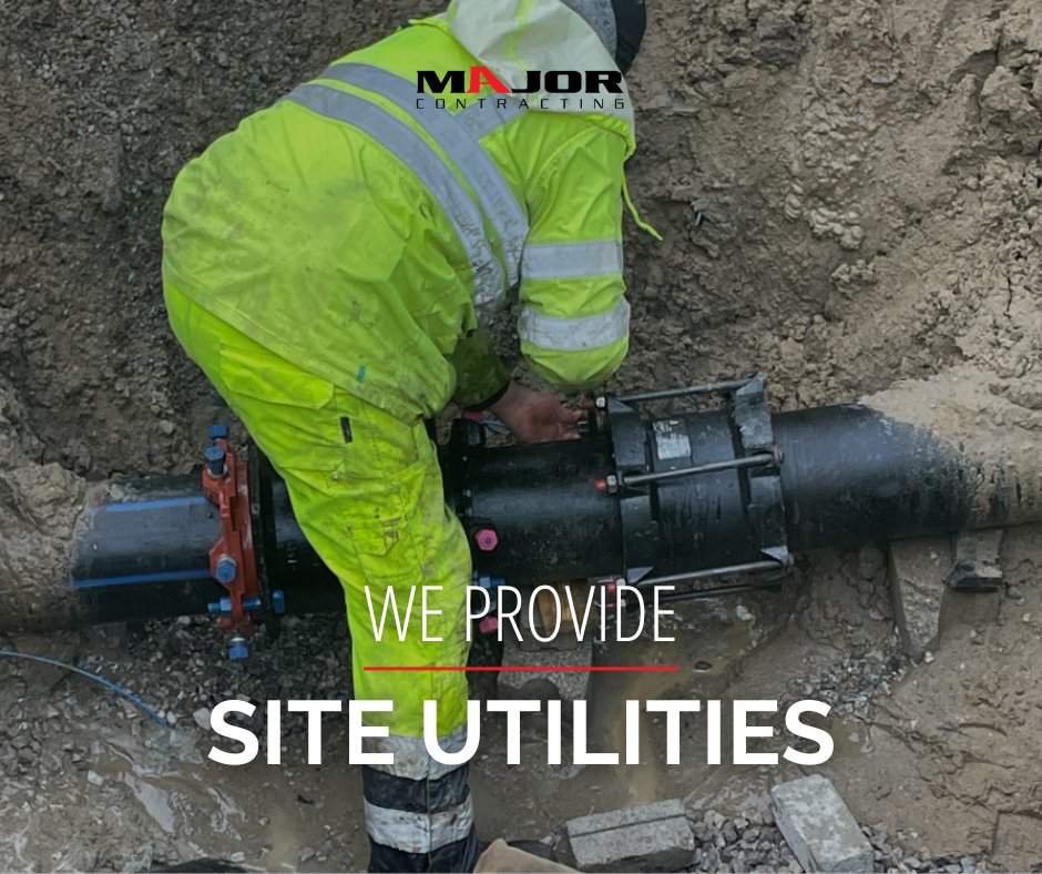 MajorContrtGrp's tweet image. At Major Contracting Group, we specialize in underground utility installation and repairs. Our dedicated team is equipped with the skills and experience to tackle any challenge, ensuring reliable and efficient infrastructure. #siteutilities #civilservices #contracting