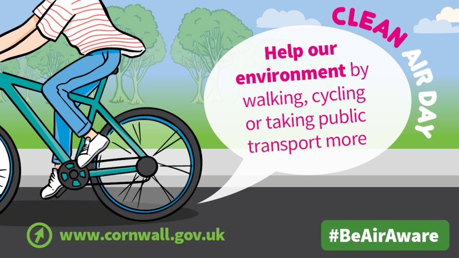 ☁️ It's #CleanAirDay and we can all help our health and environment by leaving the car at home more 🚗💨

🏃🚴 Walking, cycling, or taking public transport instead of driving reduces air pollution and carbon emissions.

1/4