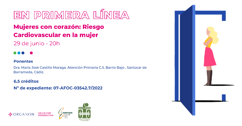 OrganonEspana's tweet photo. El 29 de junio a las 20:00h te damos las claves para prevenir los factores de riesgo cardiovascular en la mujer. ¿Te lo vas a perder?

Programa acreditado.