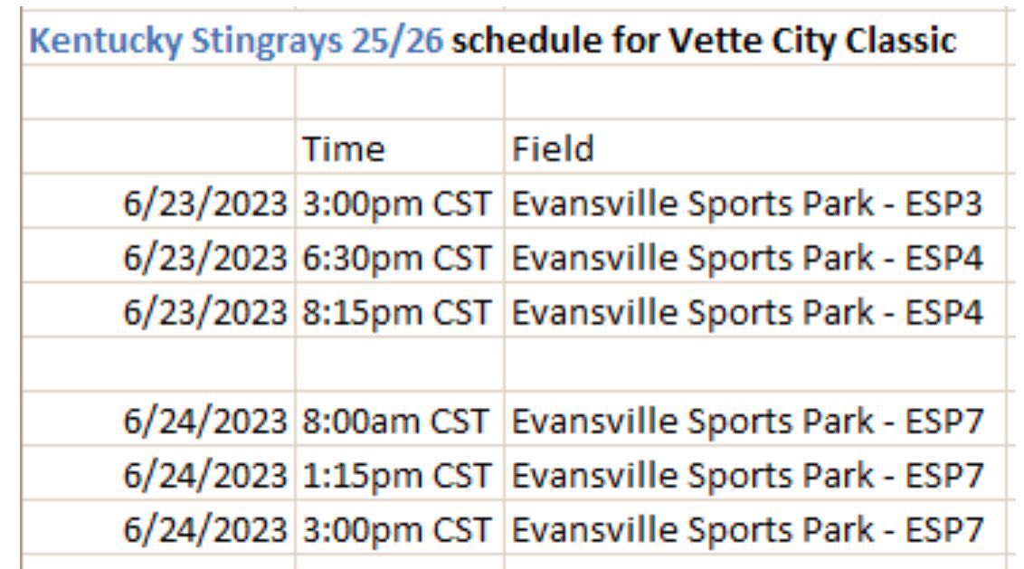 Larkin Mitchell 2025 (@larkinmitchell_) on Twitter photo Come see us at the Vette City Classic this weekend! <a href="/kystingrays2526/">Kentucky Stingray's ’25/’26</a> <a href="/kunkle18/">Sue Kunkle</a> <a href="/FlyerSoftball/">Dayton Softball</a> <a href="/NKUNorseSB/">NKU Softball 🥎</a> @Coach_TravisSSU <a href="/ToledoSoftball/">Toledo Softball</a> <a href="/SUSoftball/">Spalding U Softball</a> <a href="/IndianaSB/">Indiana Softball</a> Come see us at the Vette City Classic this weekend! <a href="/kystingrays2526/">Kentucky Stingray's ’25/’26</a> <a href="/kunkle18/">Sue Kunkle</a> <a href="/FlyerSoftball/">Dayton Softball</a> <a href="/NKUNorseSB/">NKU Softball 🥎</a> @Coach_TravisSSU <a href="/ToledoSoftball/">Toledo Softball</a> <a href="/SUSoftball/">Spalding U Softball</a> <a href="/IndianaSB/">Indiana Softball</a>
