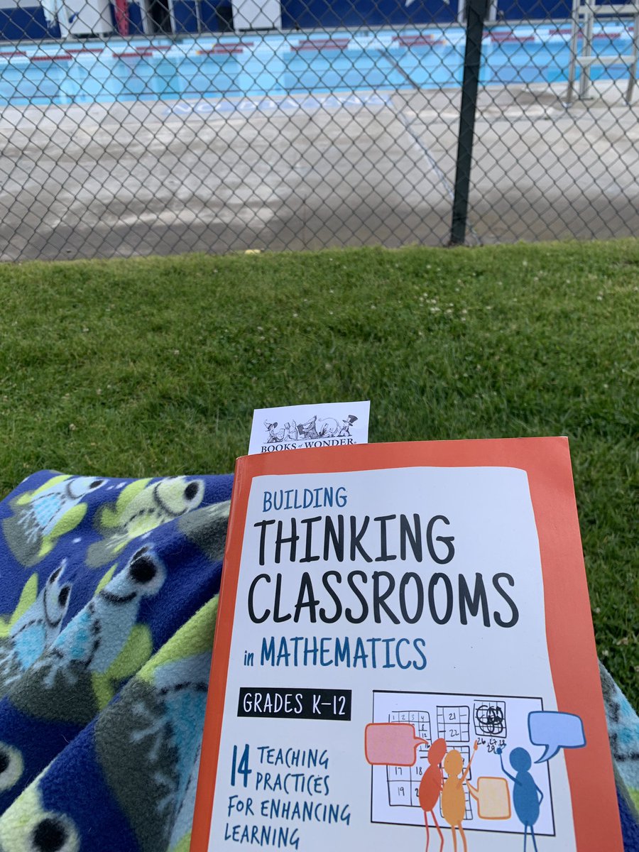 I’m loving this book so far! What are you reading this summer? #TeachersOfTwitter #teachersummer #thinkingclassrooms