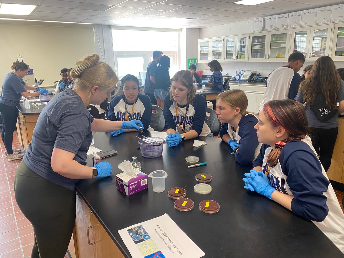 Want to know more about Marian's Healthcare Camp? Check out this article about this year's Healthcare Camp! If you have a high school student interested in the medical field or a healthcare career, consider signing them up for next year's camp! indianapolisrecorder.com/high-school-st…