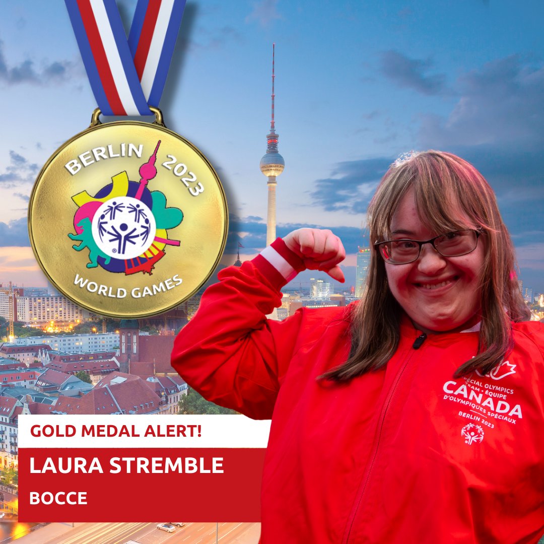 Special Olympics Ontario (@soontario) on Twitter photo Unstoppable teamwork led Special Olympics Ontario athlete Laura Stremble and her women's bocce doubles partner, Jenny Adam, from <a href="/SpecOManitoba/">Special Olympics MB</a> to strike gold at the @SOWG_Berlin2023.
📸 <a href="/SpecialOCanada/">Special Olympics Canada</a> Unstoppable teamwork led Special Olympics Ontario athlete Laura Stremble and her women's bocce doubles partner, Jenny Adam, from <a href="/SpecOManitoba/">Special Olympics MB</a> to strike gold at the @SOWG_Berlin2023.
📸 <a href="/SpecialOCanada/">Special Olympics Canada</a>