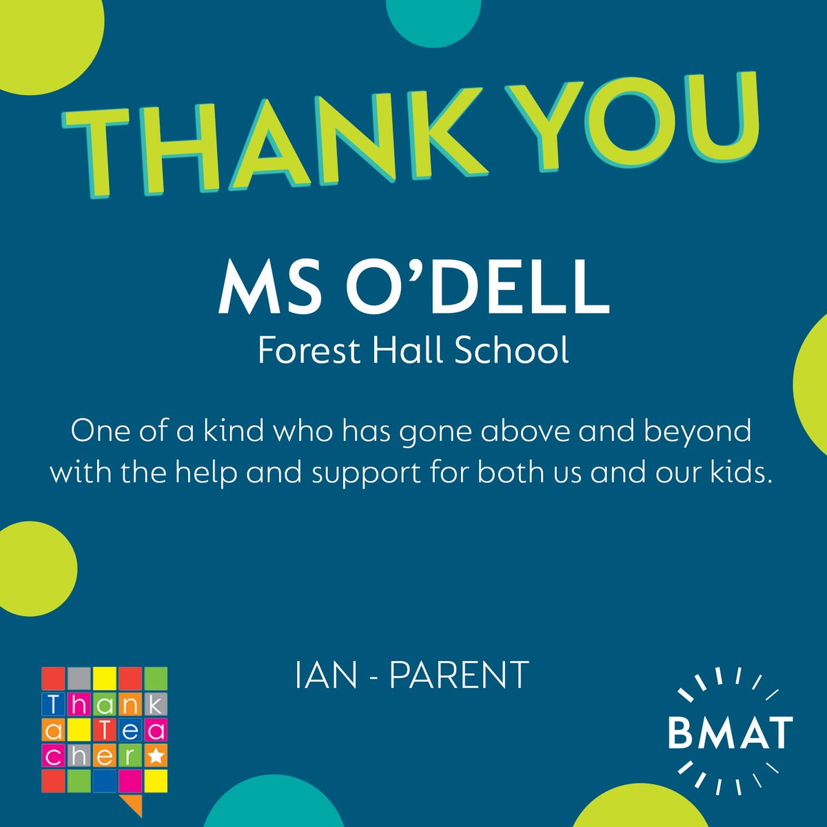 🙌 THANK YOU MS O'DELL ⭐️

@UKThankATeacher
#ThankATeacherDay23

#ThankATeacherDay

#ThankATeacher