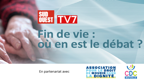 Débat @sudouest @tv7 sur la #fin_de_vie
Rdv Vendredi 30/06 sur SudOuest.fr 
Inscrivez-vous !
sudouest.fr/sante/fin-de-v…
@PhilippeLoheac @yoannbrossard @OlivierFalorni @agnesfirmin
#santé #medecine #soinspalliatifs 
@ADMDFRANCE @ADMDPRESSE @CDCMUTUELLE