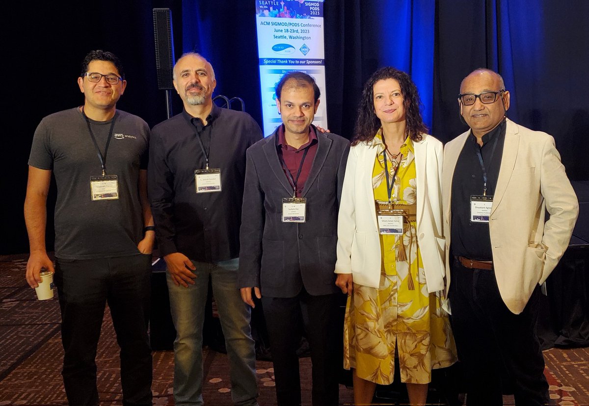 seemohan's tweet image. @TheOfficialACM @sigmod @SIGMODConf kicks off in Seattle 👍 Enjoying meeting friends from across the world after my last in-person #SIGMOD @SIGMOD2019 
#SIGMOD2023