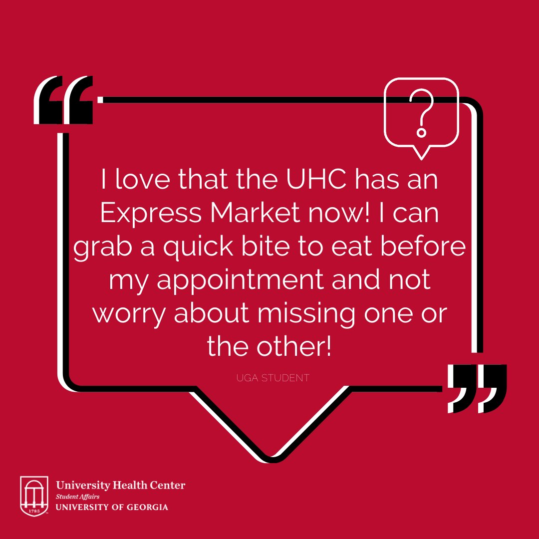 It's Tell Us More Tuesday! What is your FAVORITE part about the UHC? #BeWellUGA