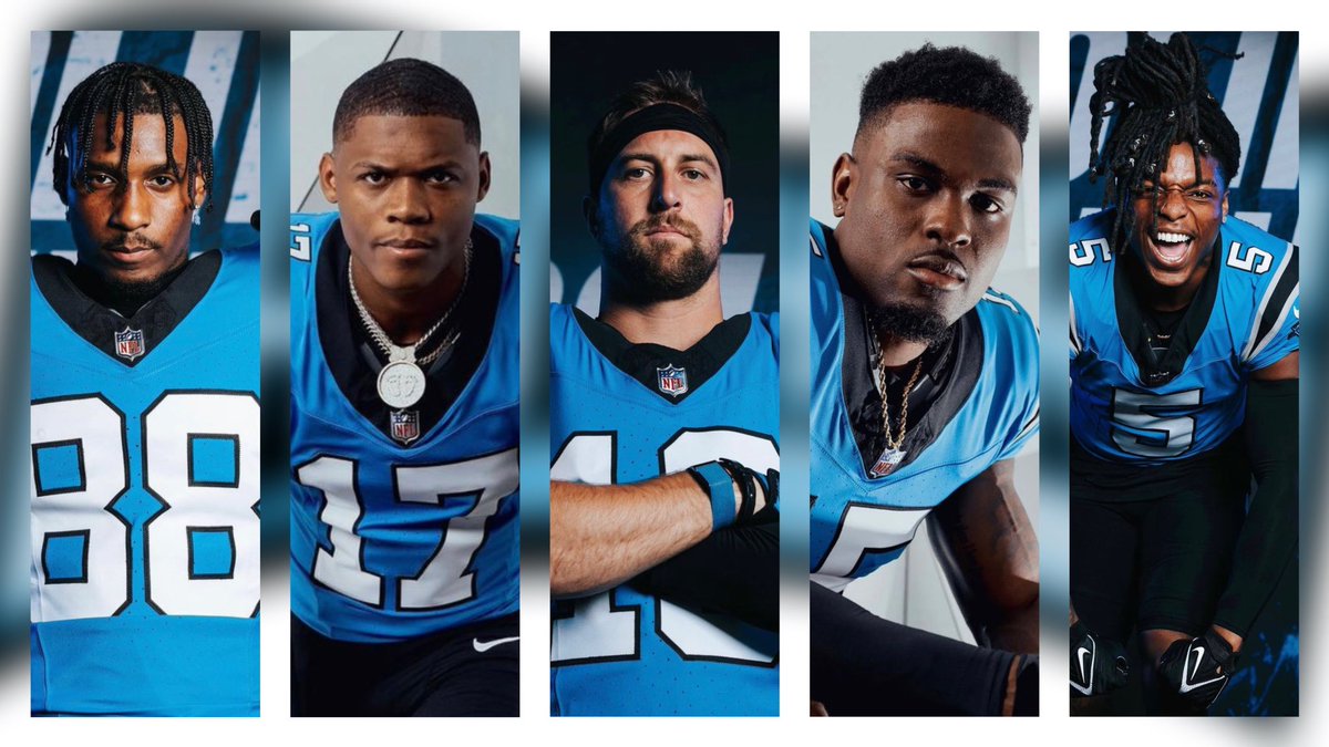 May I present to you:
The 2023 Carolina Panthers WR room 💯
#KeepPounding