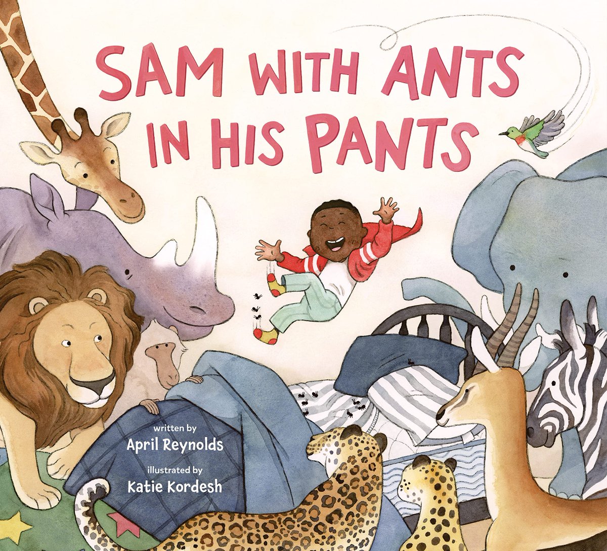 🎉🙌🏿Happy #BookBirthday🙌🏿🎉

📖SAM WITH ANTS IN HIS PANTS
#AprilReynolds; Katie Kordesh @KatieKordesh; Anne Schwartz Books @anneschwartzbks

Congrats!!!

#OurStoriesMatter