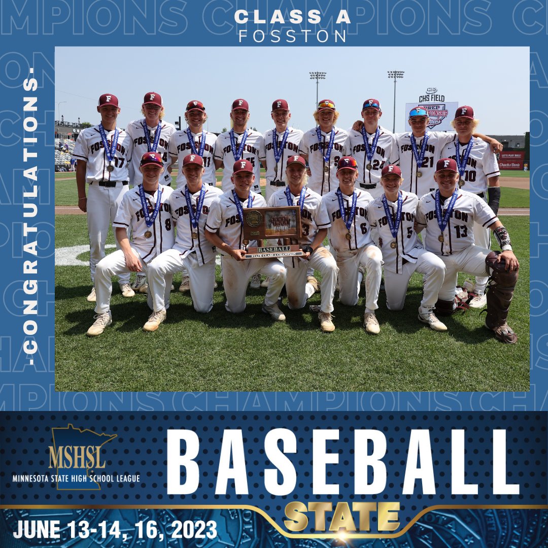 Congratulations to our 2023 Baseball State Tournament Winners! For a full recap of the tournament, head on over to mshsl.org/baseball