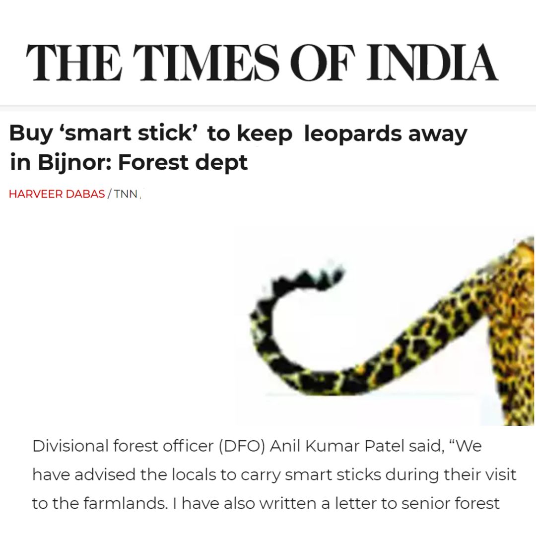 Forest officials urged locals to arm themselves with 'Smart Stick Forester' to ward off Leopards. 
Yet, we cannot ignore the underlying dilemma these farmers face: the conflict between preserving their livelihoods and ensuring their safety.
#wildlifeprotection #farmers